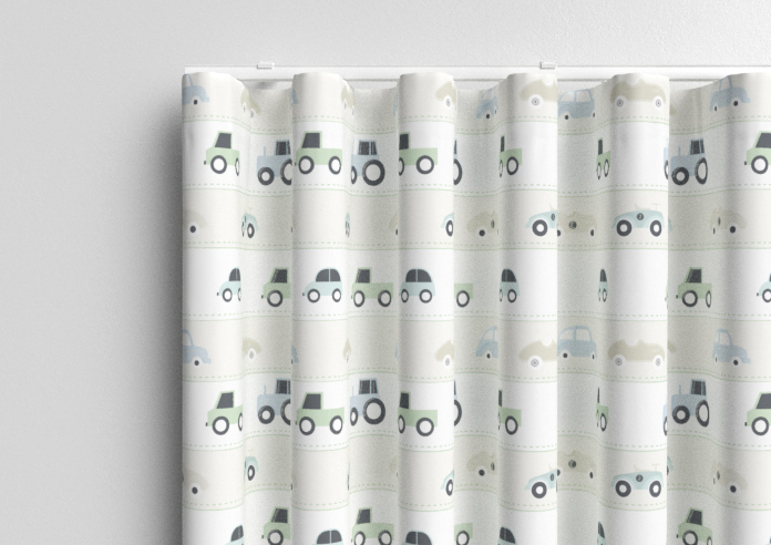 Brum Brum, Neutral - Made to Measure Curtains - Image 13